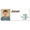 Full Color Photo ID Badge (1.25"x3")